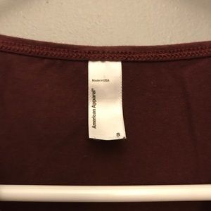 Maroon color American Apparel Tank Dress!!